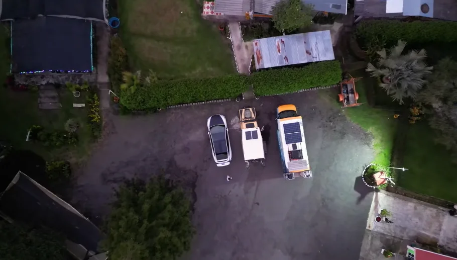 Oregon man drives his solar-powered Tesla Model X down the Pan-American highway when he comes to a harsh reality