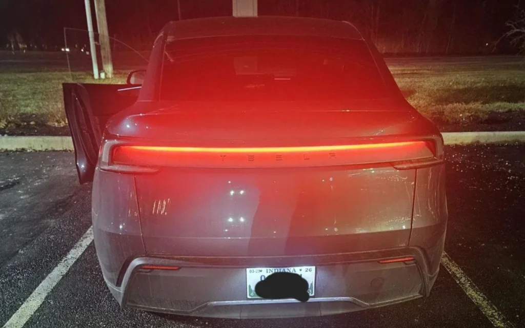 Tesla Model Y Juniper driver left baffled after cop pulls him over for its tail light design