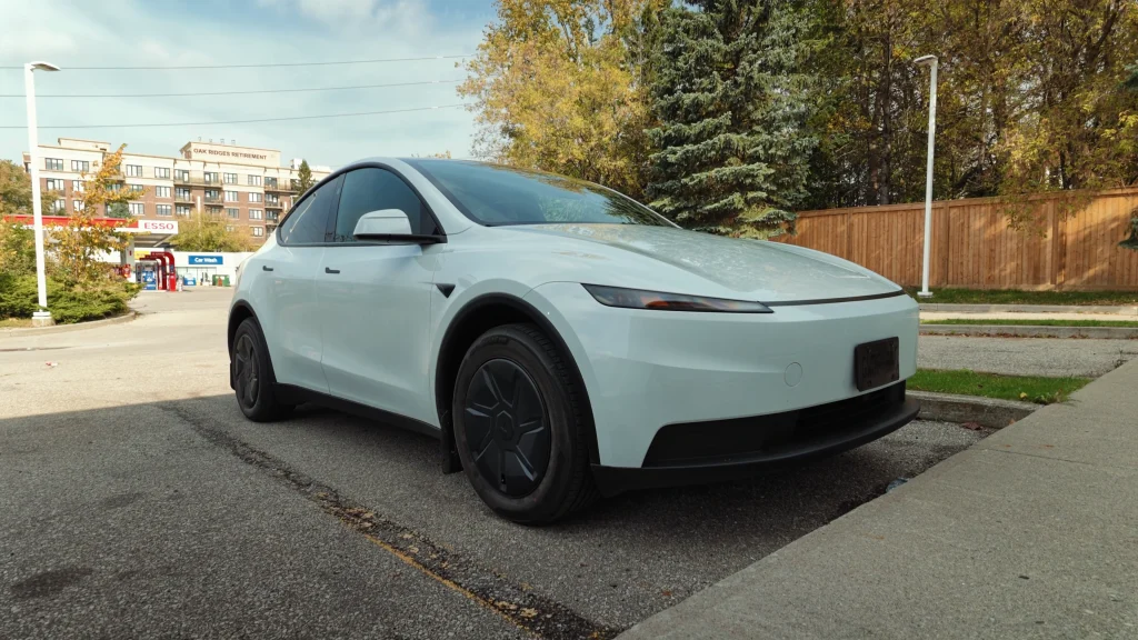 Canada man with Tesla Model Y calculates home charging costs for a year and then compares it directly to how much gas costs for same period
