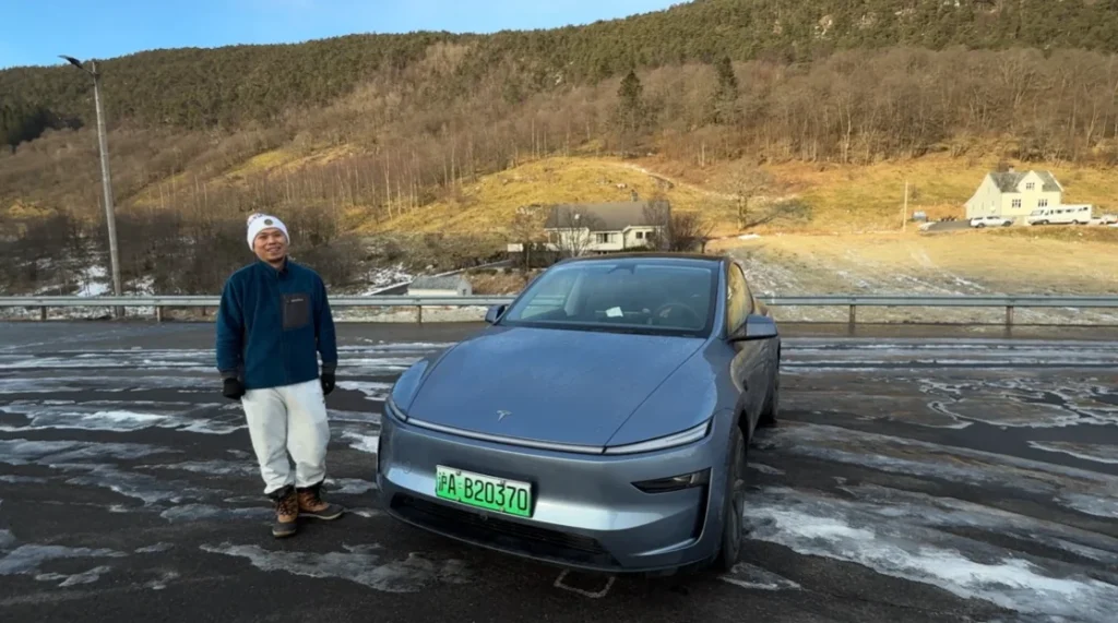 Man drives his Tesla Model Y on a mammoth 10,500-mile journey through all sorts of challenging terrain including deserts and the Arctic