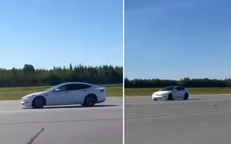 Tesla Plaid at 200mph sounds like a jet about to take off