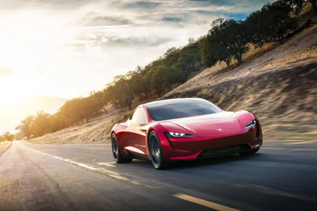 Tesla Roadster fastest electric cars in the world