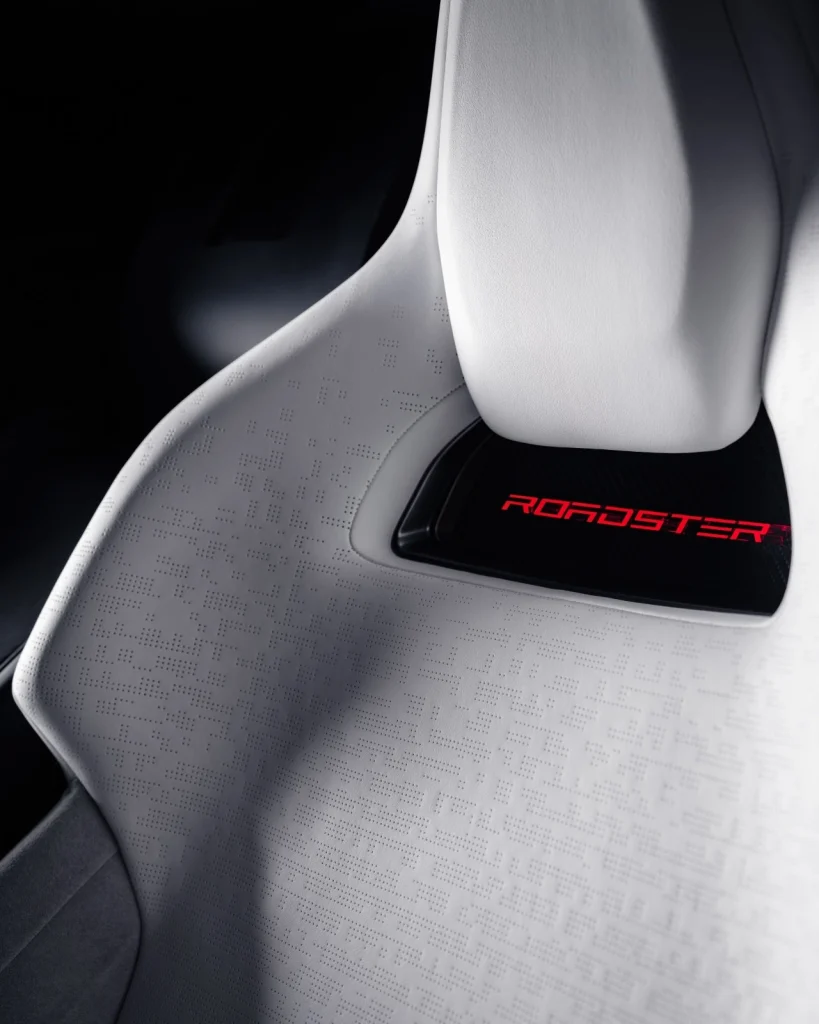Tesla Roadster is here as the fastest-accelerating production car in the world and the worlds first rocket-assisted production road car side 1