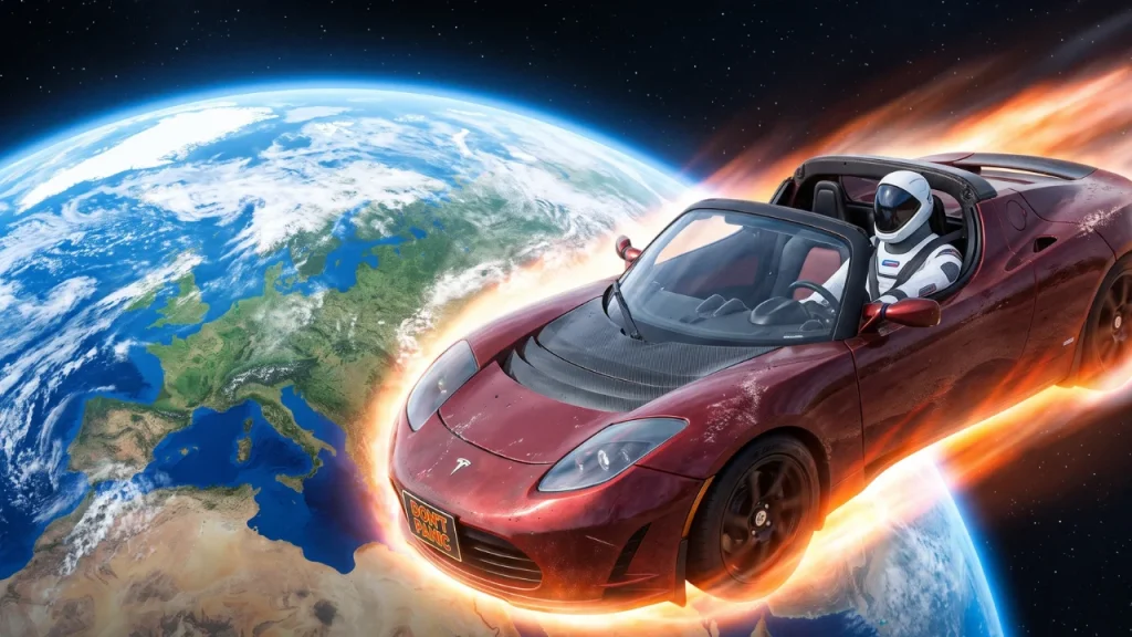 Eight years after the Tesla Roadster was launched into a space, we asked an expert how likely it was that it might collide with Earth