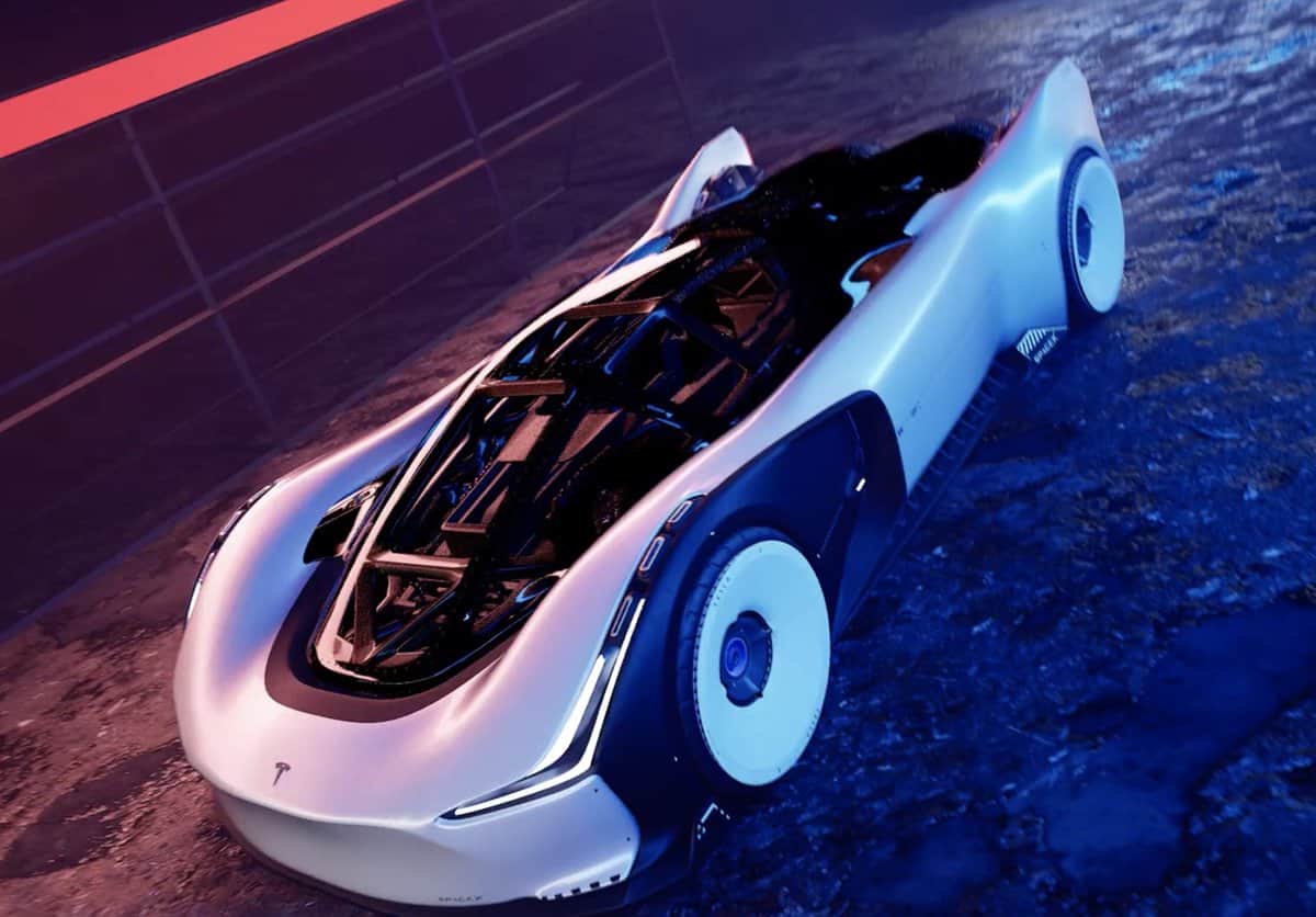Tesla SpaceX hypercar design
