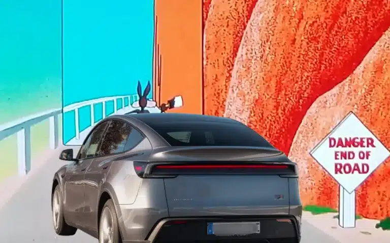 YouTuber puts Tesla's autopilot to the Wile E. Coyote test using fake road wall