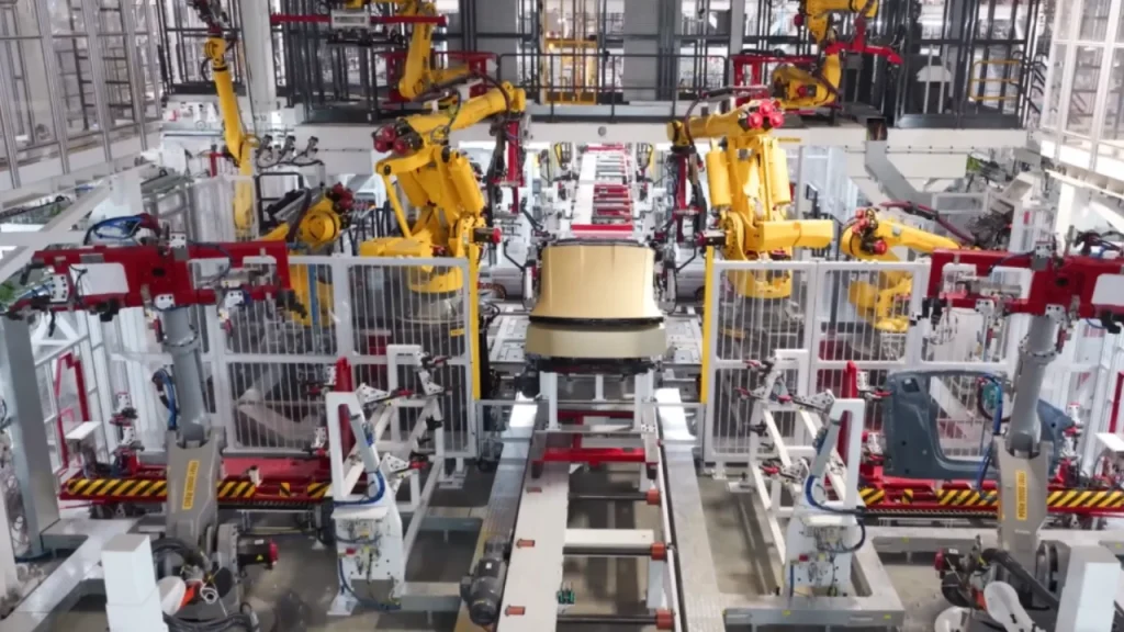 US man investigates Tesla's new Austin assembly line and reveals how it will meet goal to build a car every 5 seconds