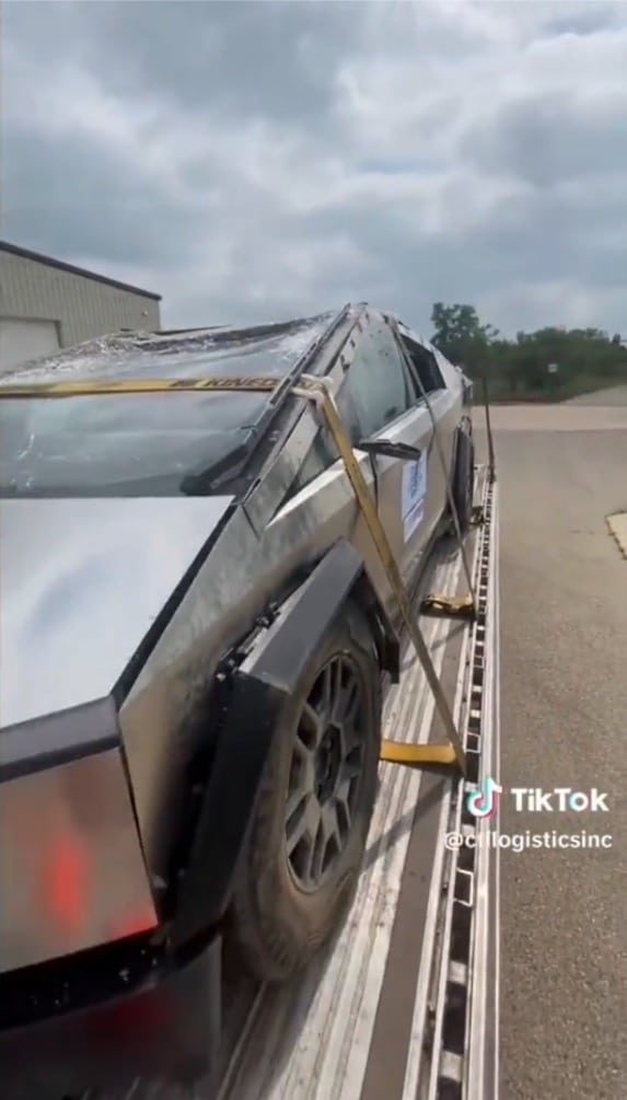 Tesla Cybertruck crash test