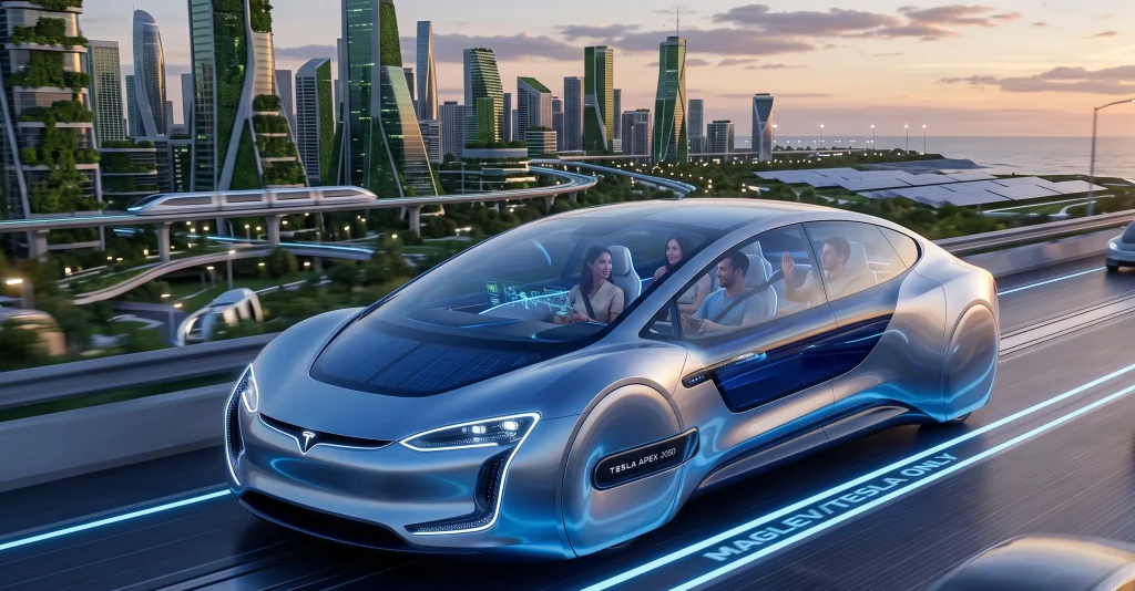 We asked Google Gemini to create a Tesla in 2050 and this is what it came up with