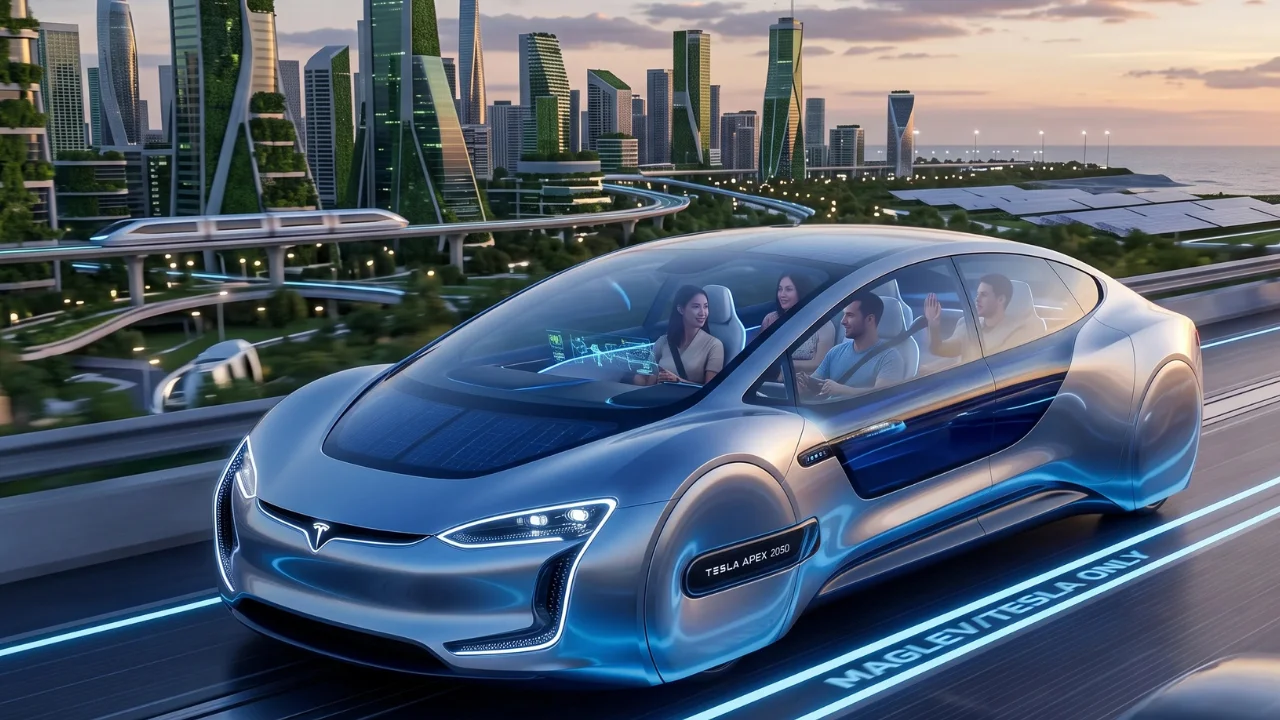 We asked Google Gemini to create a Tesla in 2050 and this is what it came up with