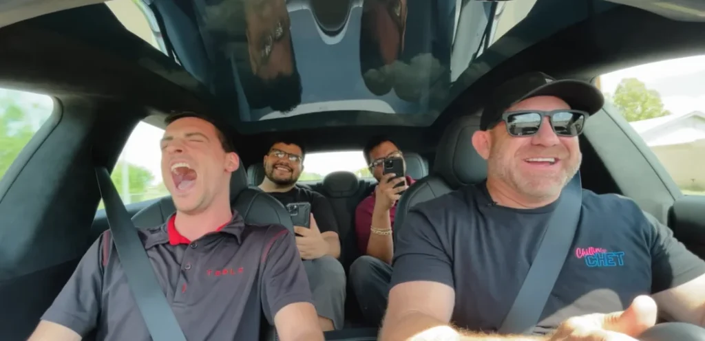 Arizona man puts his Tesla Model S Plaid into launch mode and unsuspecting passengers only react one way