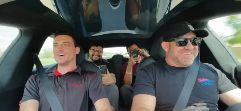 Arizona man puts his Tesla Model S Plaid into launch mode and unsuspecting passengers only react one way