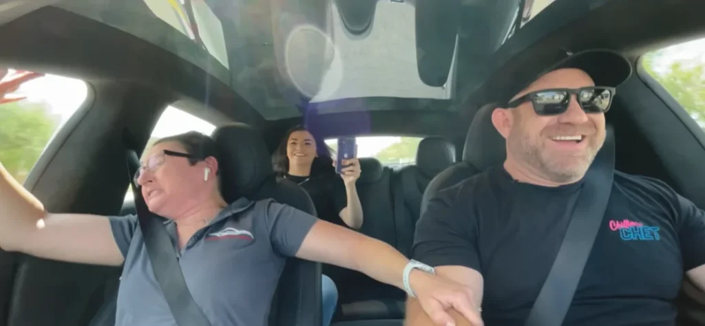 Arizona man puts his Tesla Model S Plaid into launch mode and unsuspecting passengers only react one way