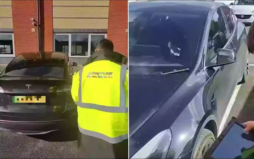This Tesla owner in the UK took his (almost) new Tesla Model Y to WeBuyAnyCar to find out how much he'd get, and it didn't go as planned