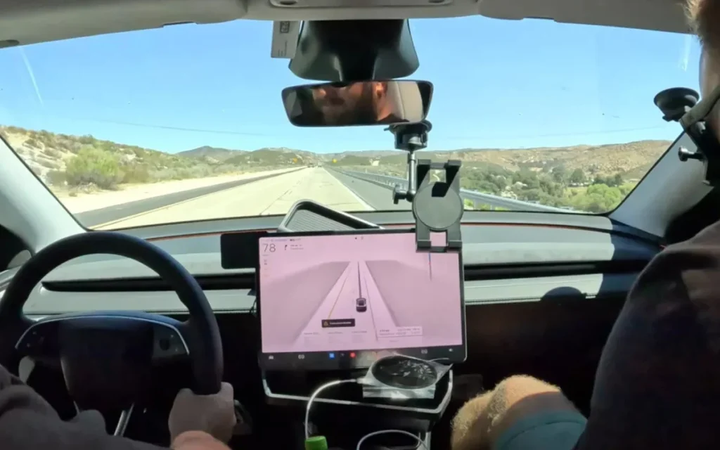 Guys doing coast-to-coast Tesla self-driving test with Model Y and it fails after just 60 miles