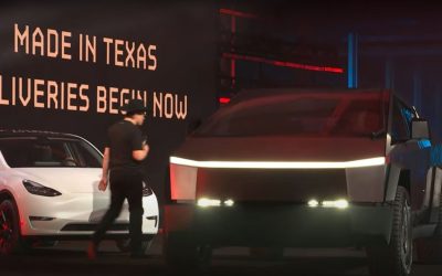 Check out the new Cybertruck prototype at Tesla’s ‘Cyber Rodeo’