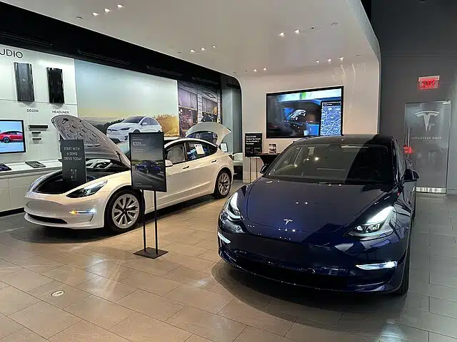 Tesla Models spell out a secret message that's hiding in plain sight