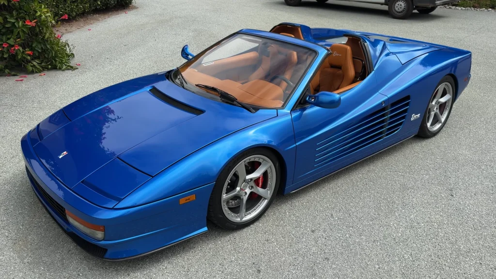 Man started his own company just so he could build his own V12 Ferrari Testarossa restomod called the Tesoro