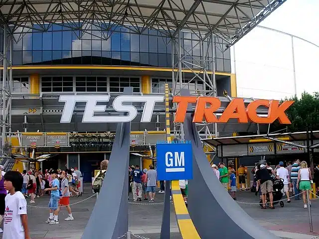 Walt Disney World Florida's Test Track 3.0 has been presented by GM to tell the magical tale of the history of transport