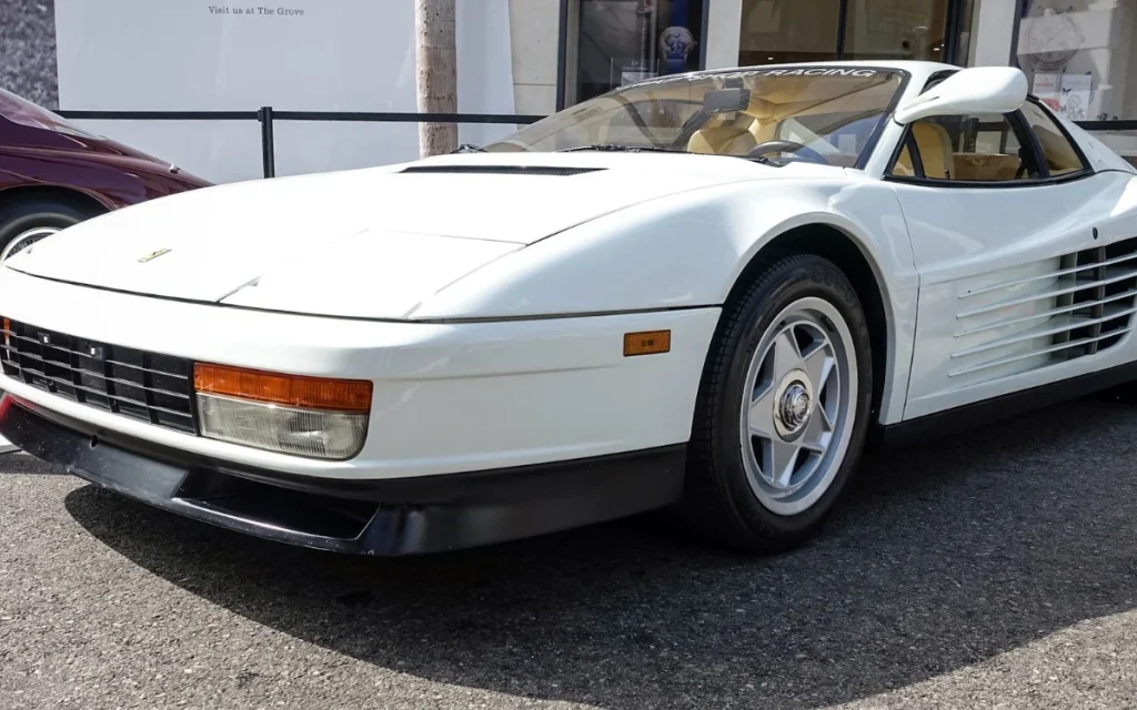 White Ferrari Testarossa driver gives a review of the car after one full year of owning it