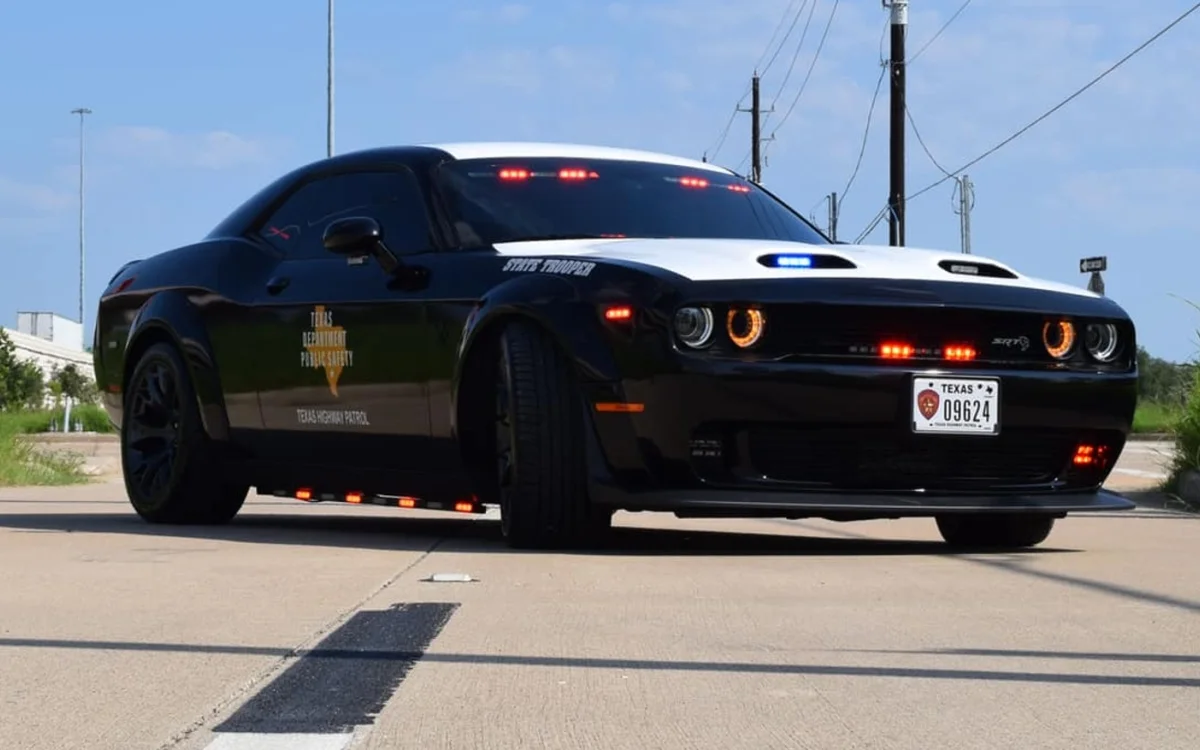 This 1,080HP modified Dodge Challenger SRT Hellcat Redeye went from outrunning the cops to being driven by them after being seized by Texas DPS