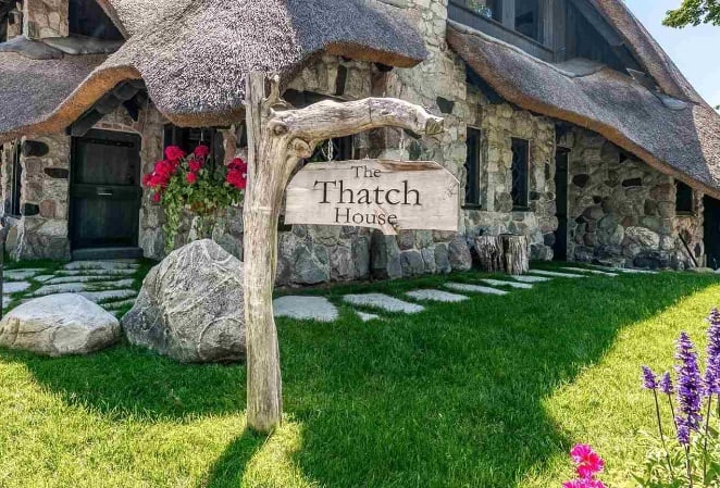 Thatch House sign
