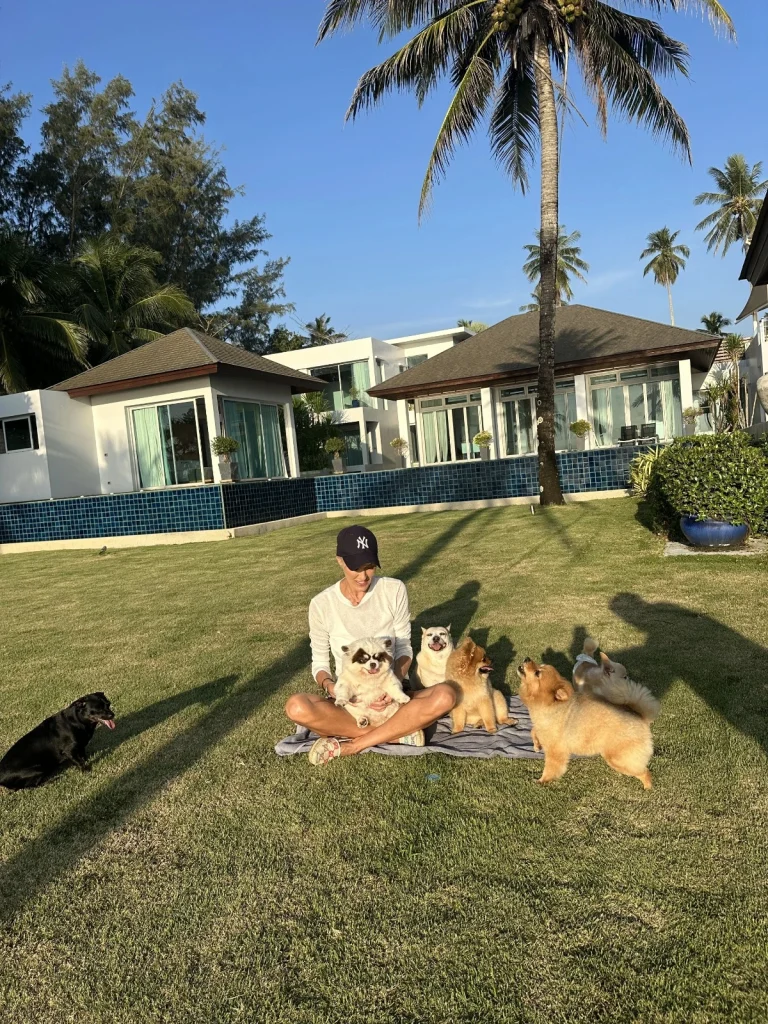 The $6 million villa in Thailand that Alex Hirschi - aka Supercar Blondie - has called home for the last six months is incredible