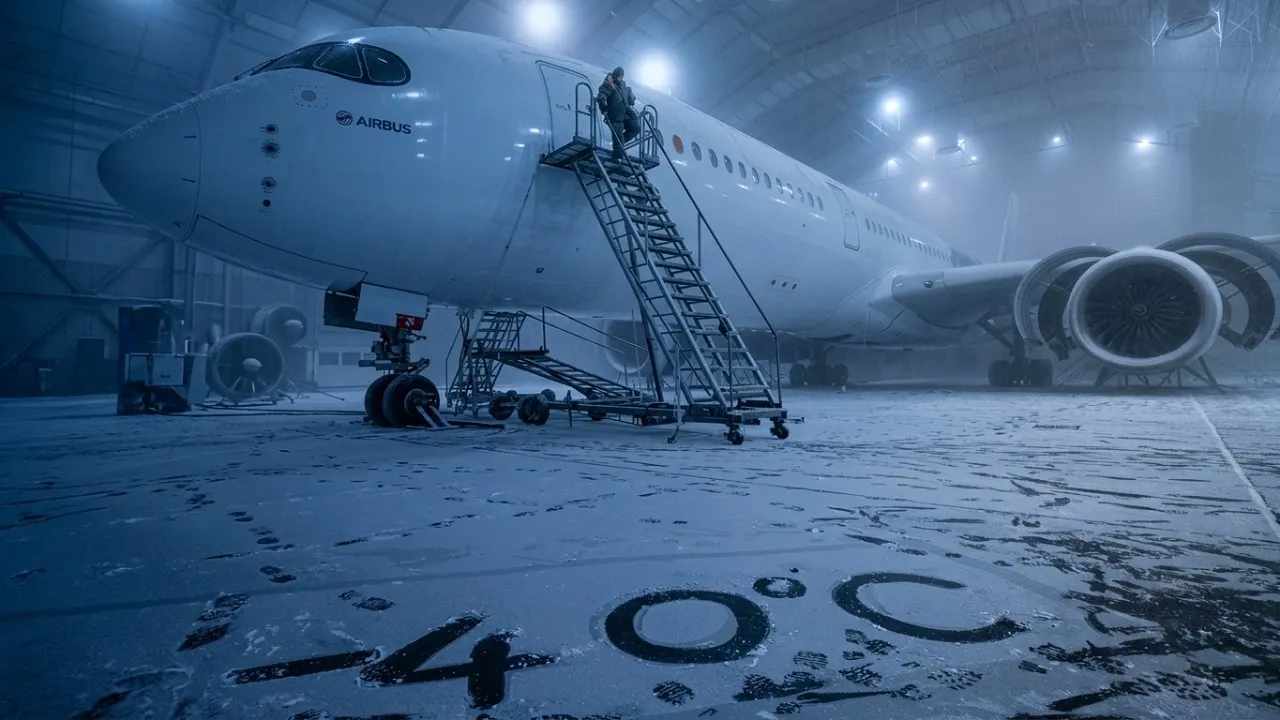 Why Airbus put an A350 test jet inside a Florida lab and made the temperature swing from 113°F to -40°F