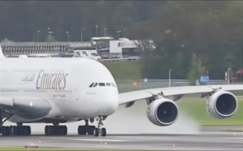 The Airbus A380 is an absolutely massive aircraft