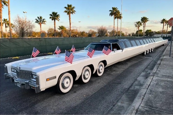 The world's longest car has been restored - all 100 ft of it