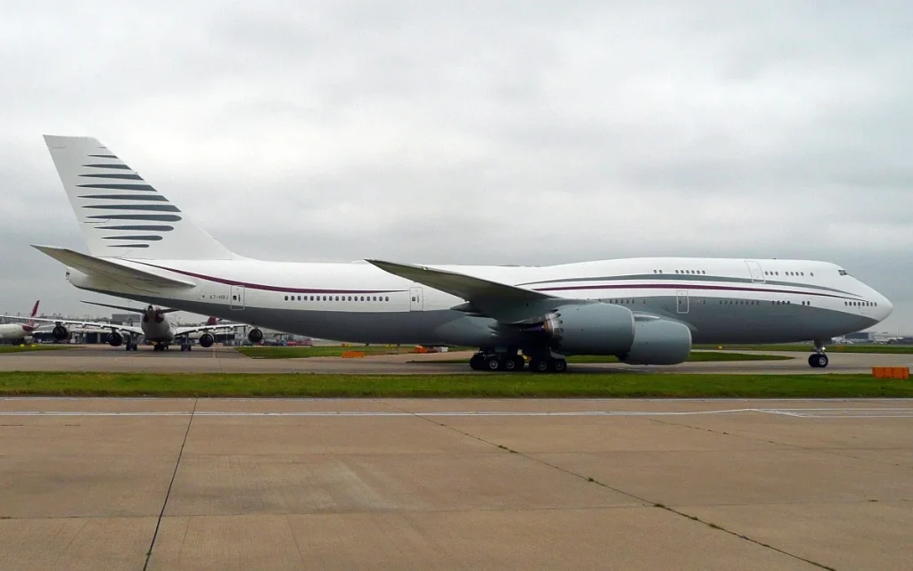 The Boeing 747 gifted to the US by the Emir of Qatar is currently being totally overhauled in Texas
