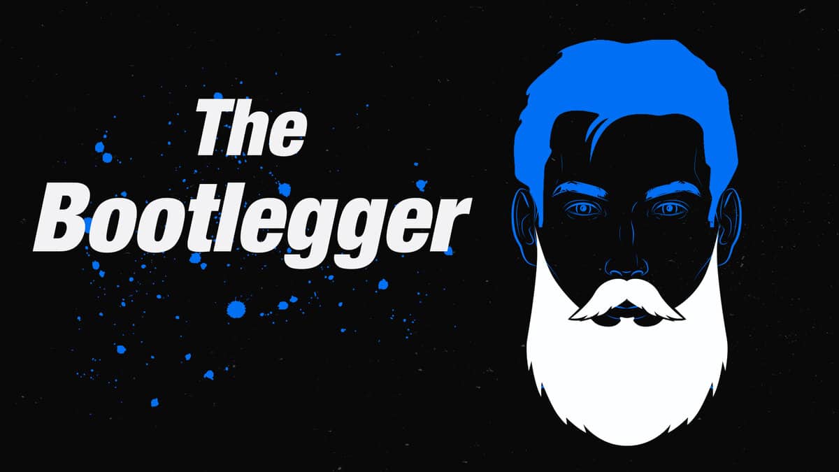 The bootlegger beard.