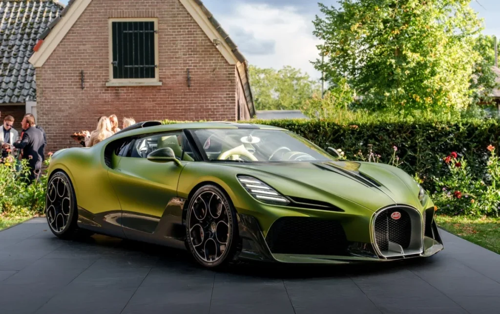 The Bugatti Brouillard, the last-ever W16 Bugatti, has now landed in Europe after its launch in California