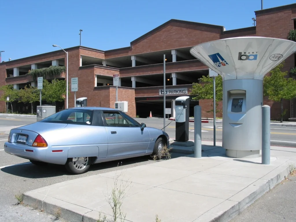 The GM EV1 is, or perhaps we should say was, an early attempt at creating a mass-produced electric car in the 1990s