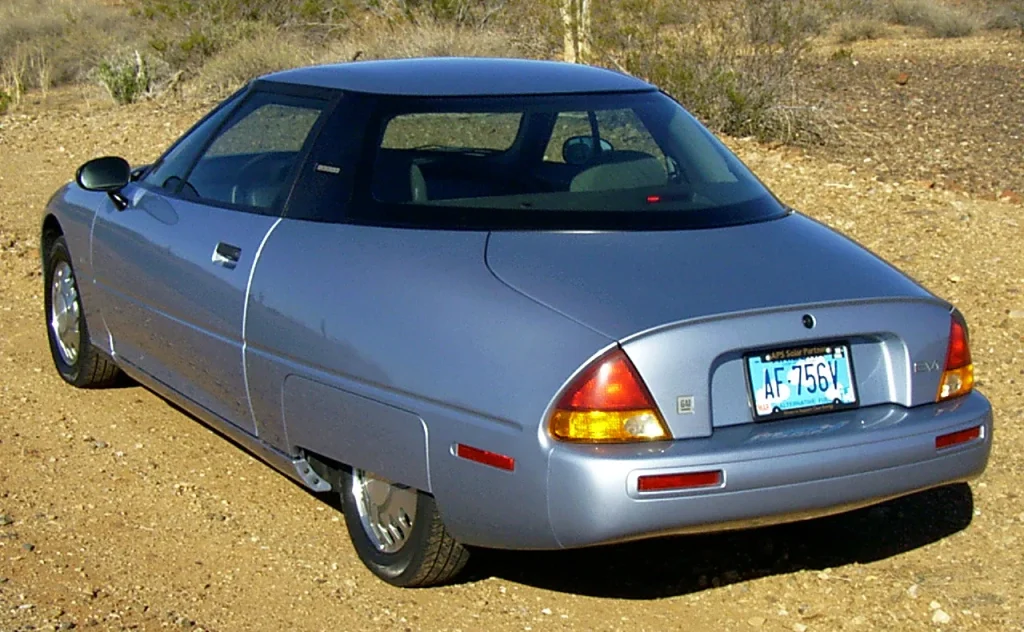 The GM EV1 is, or perhaps we should say was, an early attempt at creating a mass-produced electric car in the 1990s