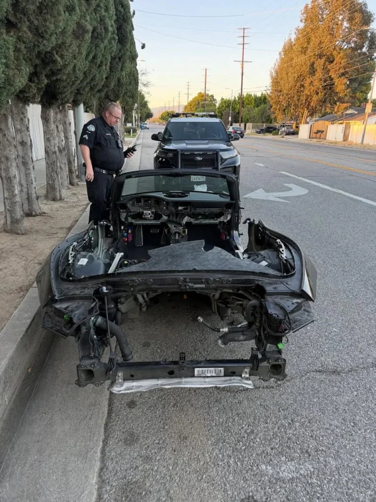 The LAPD recently recovered a $150,000 Porsche 911 Cabriolet that had been stolen, although 'recover' is a strong word