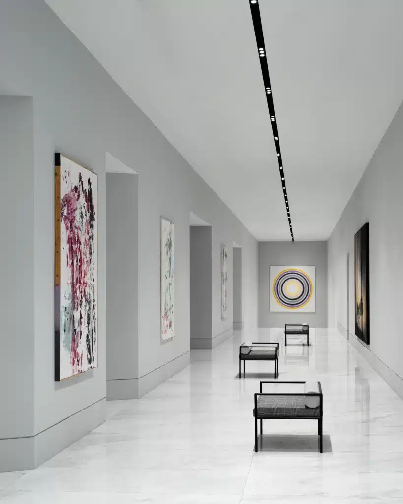 Art is a major feature inside the world's most expensive home.