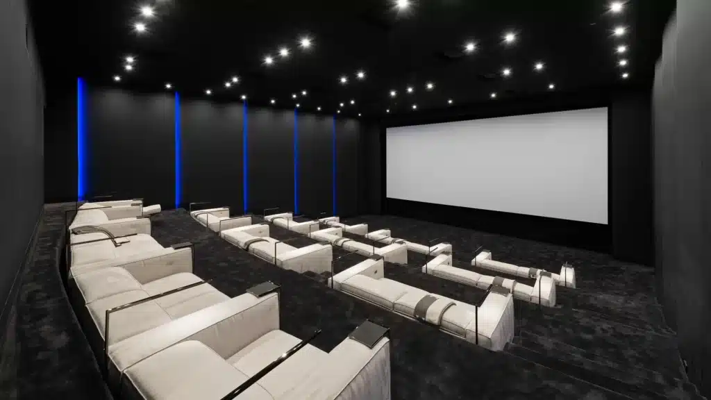 The home cinema inside the world's most expensive house.