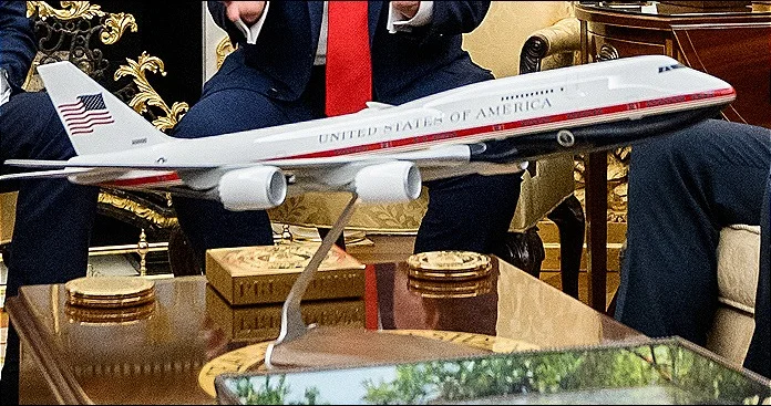 The US Secret Service and the Air Force are making fast progress converting Qatar's Boeing 747 into the ad-interim Air Force One