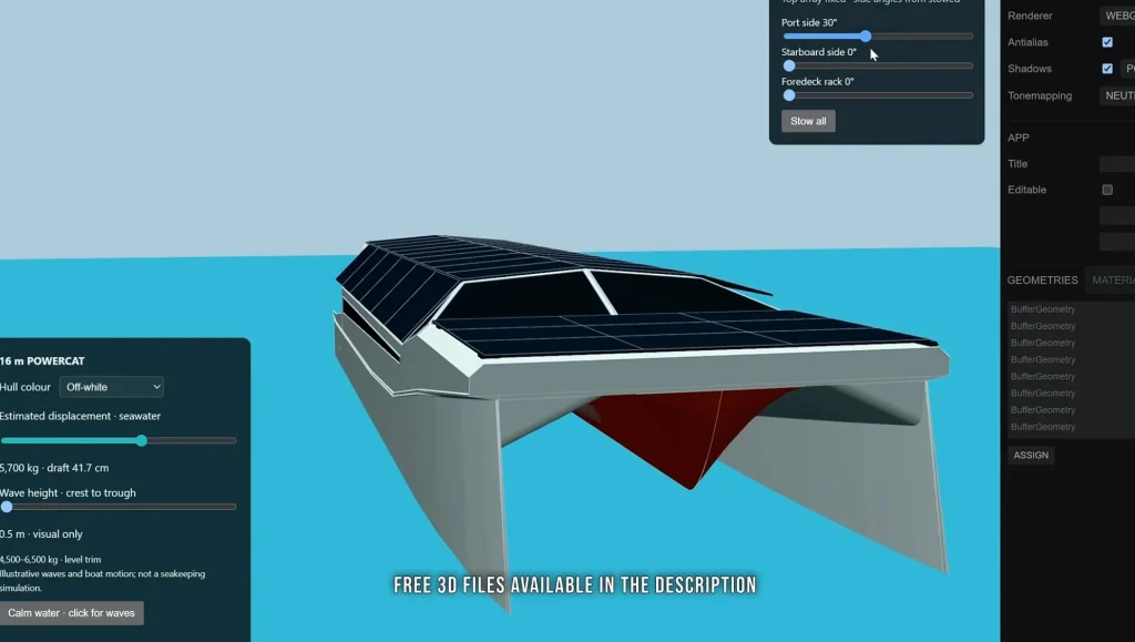 The YouTuber who built a solar-powered yacht decided to build a solar-powered catamaran after reaching Sweden