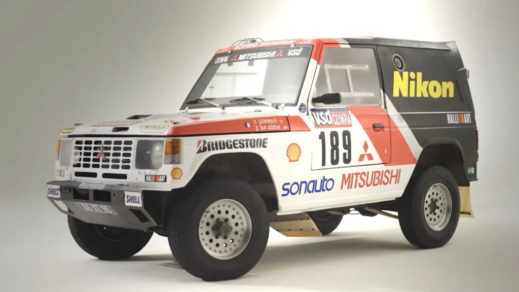 The classic beauty you see here is the Dakar-winning Mitsubishi Pajero from exactly 40 years ago, and its life hasn't been easy