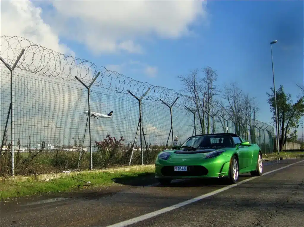 The first Tesla vehicle, the Tesla Roadster, was basically a reworked Lotus Elise with over 6,800 batteries