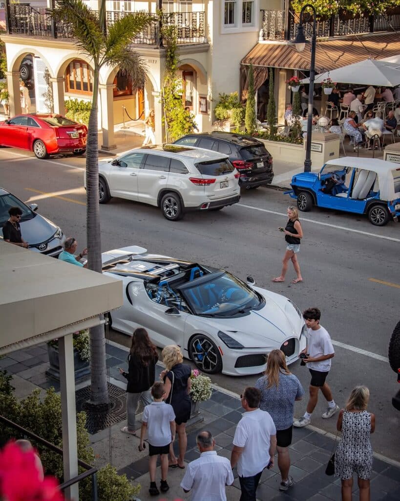 The first customer Bugatti Mistral in America was delivered to Florida