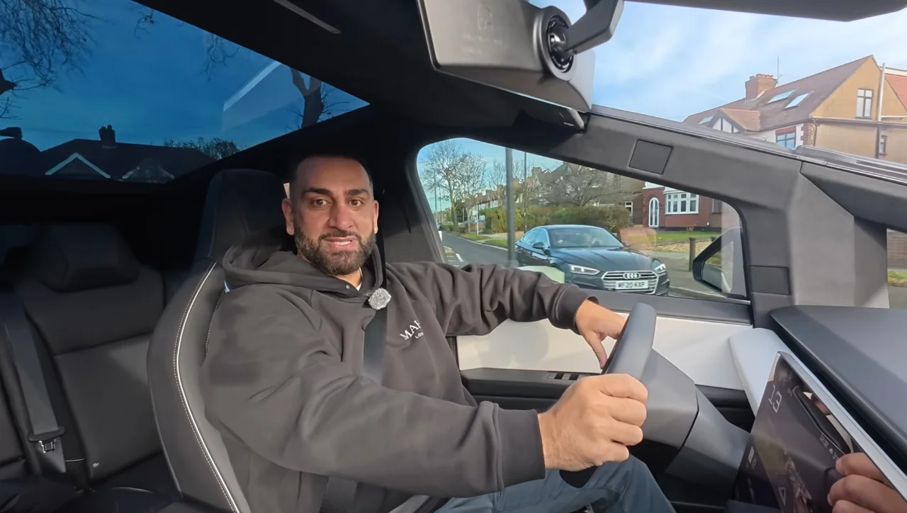 Man who bought the UK's first ever Tesla Cybertruck faced some serious issues after paying big money to get it shipped over