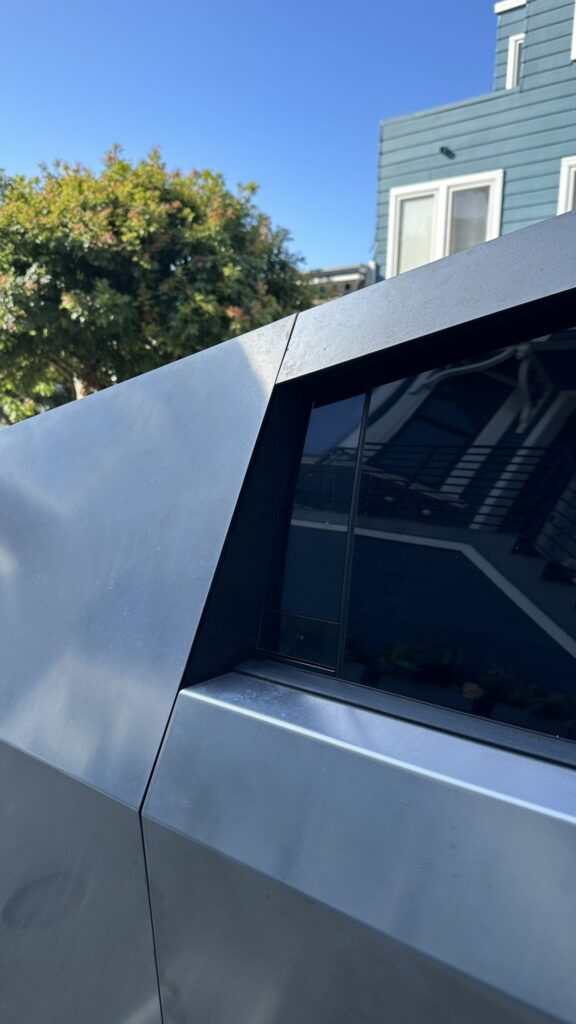 The massive single wiper on Teslas Cybertruck has been seen up close and its bigger than we thought