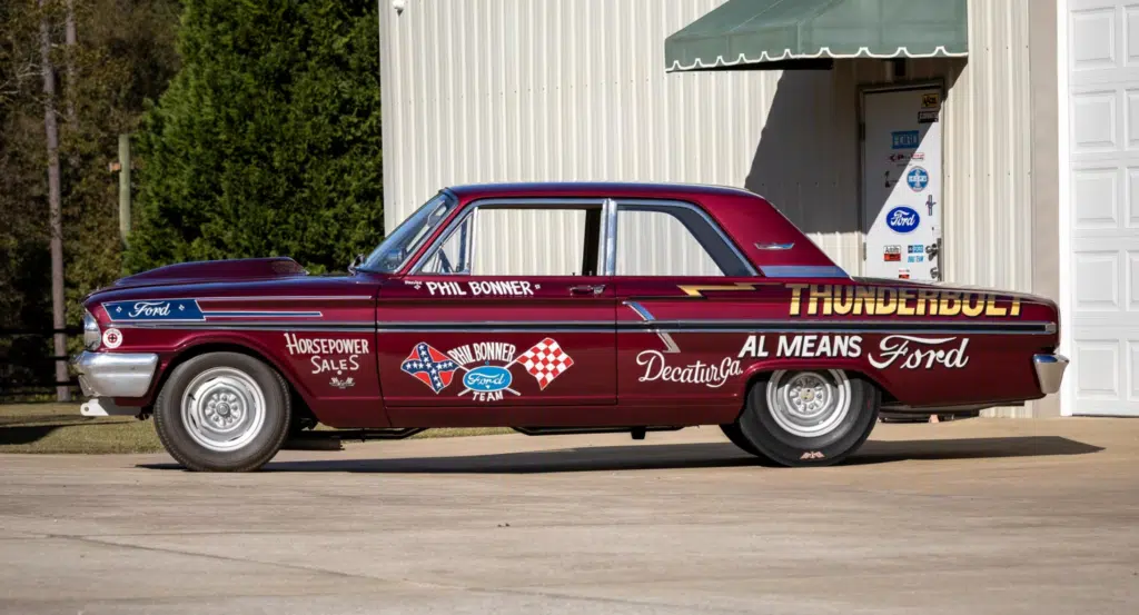 The Ford Fairlane Thunderbolt is a powerful classic muscle car built for NHRA drag racing and remains one of the most extreme classic Ford cars ever made