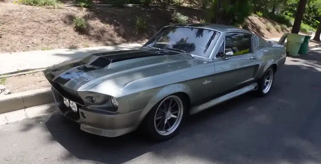1968 Shelby GT500 Eleanor replica at Beverly Hills collecting dust