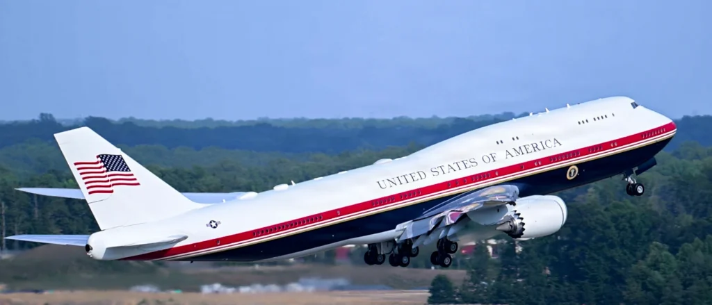 The new Air Force One derived from the Boeing 747 that was donated to the US by Qatar has already been grounded main