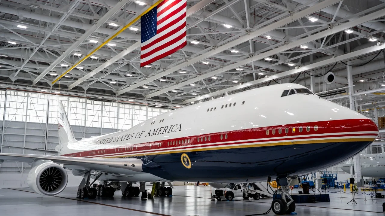 This is how long the $400M Boeing 747 gifted to the US by Qatar is set to be grounded for after less than three months of service