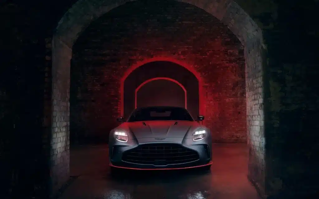 The new Aston Martin Vantage S was unveiled ahead of its public debut at Goodwood